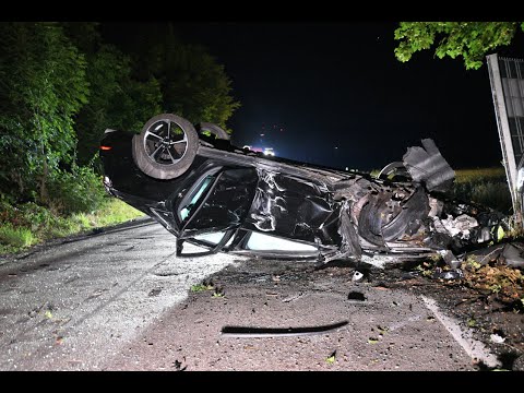 Heidelberg: Auto bei Unfall überschlagen - Verursacher flüchtet