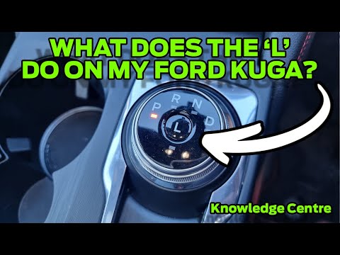 What does the L stand for on the Kuga PHEV Gear dial?