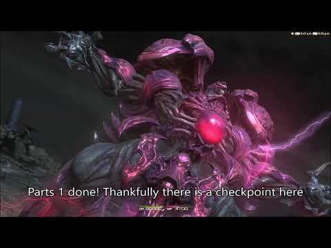 Final Fntasy XIV: Cinder Drift (Extreme) - Ruby Weapon Annotated Guide