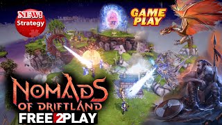 Nomads of Driftland ★ Gameplay ★ PC Steam [ Free to Play ] Strategy game 2020 ★ Ultra HD 1080p60FPS