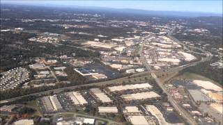 preview picture of video 'Landing - Greenville Spartanburg International Airport (GSP) - Greenville South Carolina'