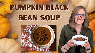 Pumpkin Black Bean Soup | Cozy Fall Instant Pot Recipe