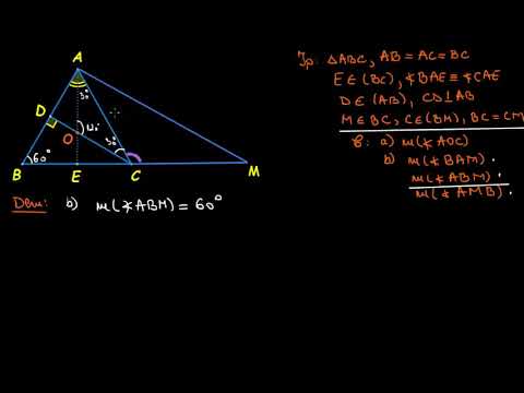 Triunghiul echilateral- aplicații | Lectii-Virtuale.ro