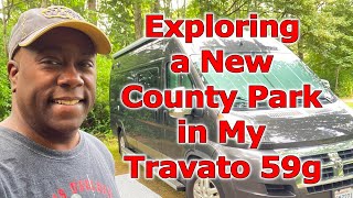 rv camping at a new county park in Stanwood Washington