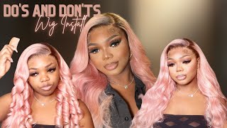 MAJOR Do's And Don'ts When Installing A Frontal Wig | Vinisay Hair 613 Wig