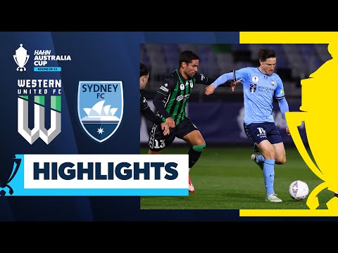 Western United v Sydney FC | Highlights | Hahn Australia Cup 2025 Round of 32