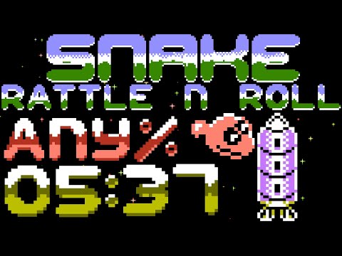 Snake Rattle 'n' Roll Any% Speedrun in 5m 37s (Former WR) by DanielMauritz