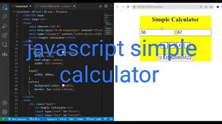 javascript project for  beginners #1.  Calculator. #javascript #project  #calculator #coding