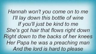 Ray Lamontagne - Hannah Lyrics