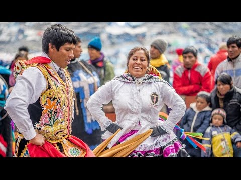 Remote Andean religious festival &amp; snowstorm!