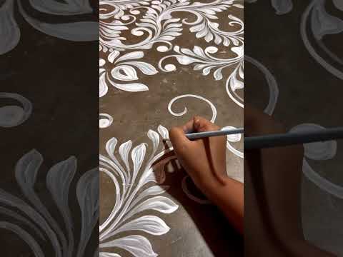 Laxmi Puja Alpona 🙏❤️✨ #alpona #alponaart #art #kolkaart #design #viralvideo #trending #ytshorts #yt