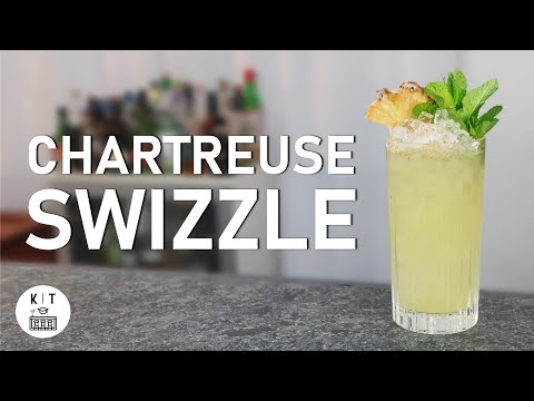 Chartreuse Swizzle Cocktail - ein außergewöhnliches Trinkerlebnis