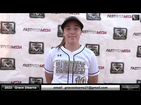 2022 Grace Stearns 4.0 GPA - Athletic catcher and First Base Softball Skills Video