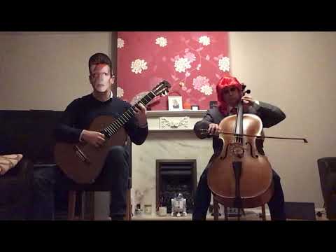 David Bowie - Life on Mars? for Cello and Guitar played by John Hallam and Rosie Townhill