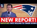 REPORT From Ian Rapoport: Patriots Willing To Trade #3 Pick For “Right Offer” In 2024 NFL Draft