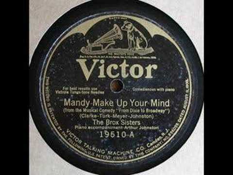 brox sisters - mandy make up your mind