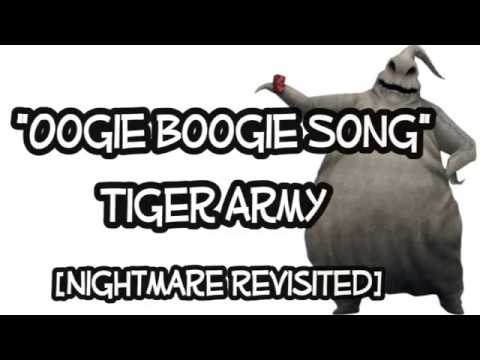 Oogie Boogie Song (Tiger Army Cover) Lyrics Video [Nightmare Revisited]