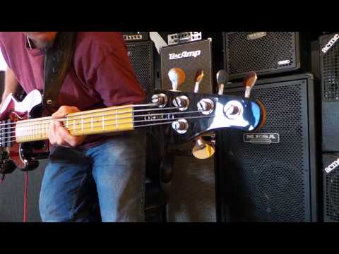 Devon J5 Classic-24 - Boutique Bass Guitar Demo - Andy Irvine
