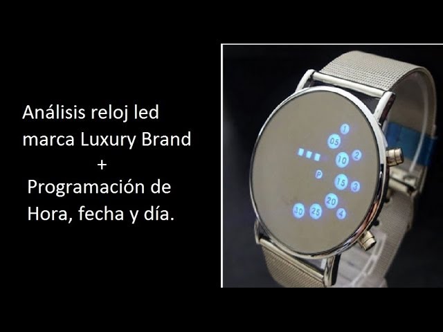 Vídeo relacionado con Relojes LED para hombres - Reloj de moda | Reloj de pulsera electrónico digital de metal impermeable de moda creativa con pantalla LED para deporte, negro, Unisex