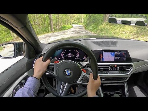 2021 BMW M3 Competition - POV Backroad Blast (Binaural Audio)