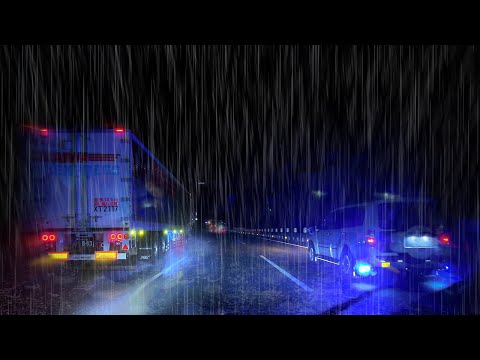 ☔️Heavy Rain Driving for Deep Sleep💤