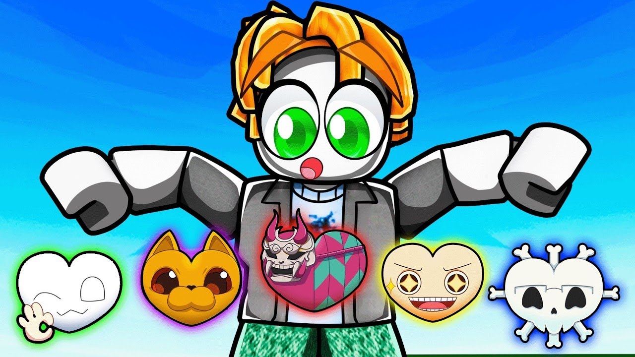 Blox Fruits Pero Tengo CORAZONES DE YOUTUBERS!