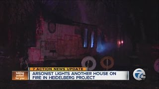 Police suspect arson after Clock House burns at Heidelberg Project
