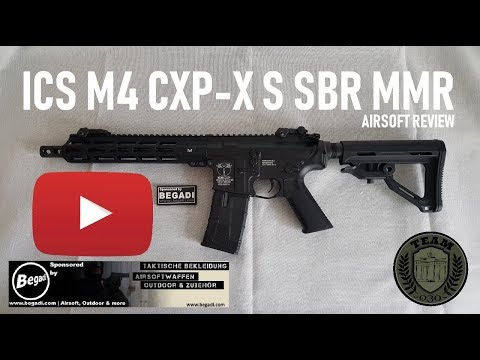 ICS M4 CXP-X S SBR MMR AIRSOFT REVIEW deutsch/german