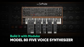 Video thumbnail for Model 80 Five Voice Synthesizer – Build It With Modular – Softube by SoftubeStudios