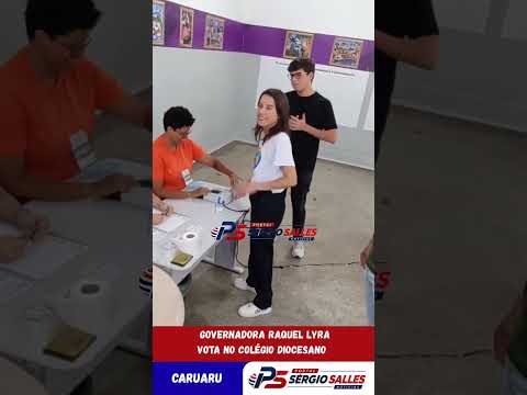 Raquel Lyra vota em Caruaru