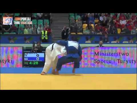 European Judo Championships U23 Wroclaw 2014 Bronze -81kg CAROLLO M. (ITA) vs. KHALMURZAEV K. (RUS)