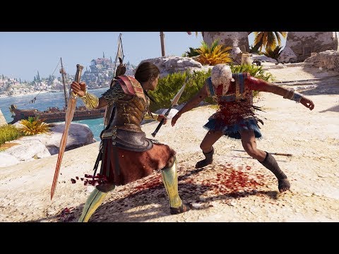 Использование факела в Assassins Creed Odyssey