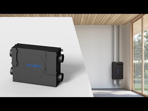 E-VIPO Automatic Bypass Heat Recovery Ventilation Auto Defrosting ERV Boost Ventilation System