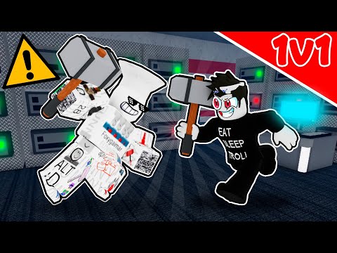 1v1ing SOCCERSTAR  in Flee The Facility!!!