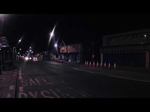 (Flintshire) Shotton to Connah's Quay Walk at night