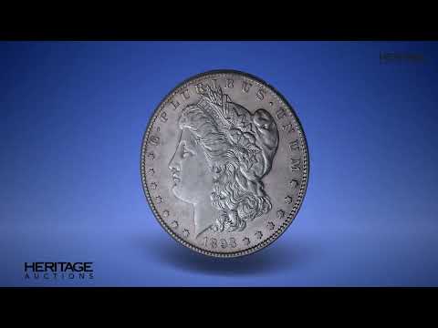 1893-S $1 AU50 PCGS.