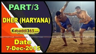 (1) Dher(Haryana) Kabaddi Tournament 7 Dec 2015