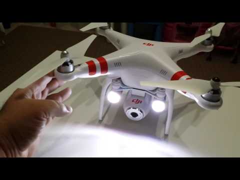 Dji phantom 2 vision with headlights