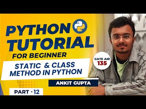 Static Class Method In Python Python Tutorial For Beginners Gate At Zeal