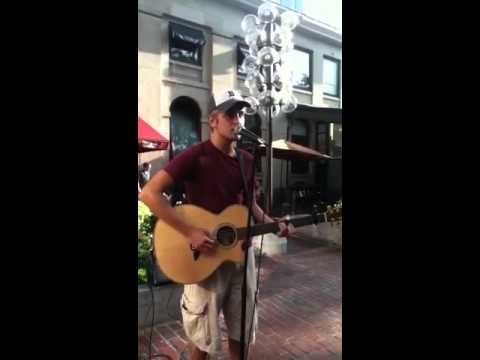 Tim Bergeron singing in Boston