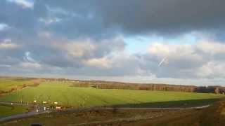 preview picture of video 'Alpha F3F - first flight - Gniewino - Poland 21.12.2014 - 09:33'