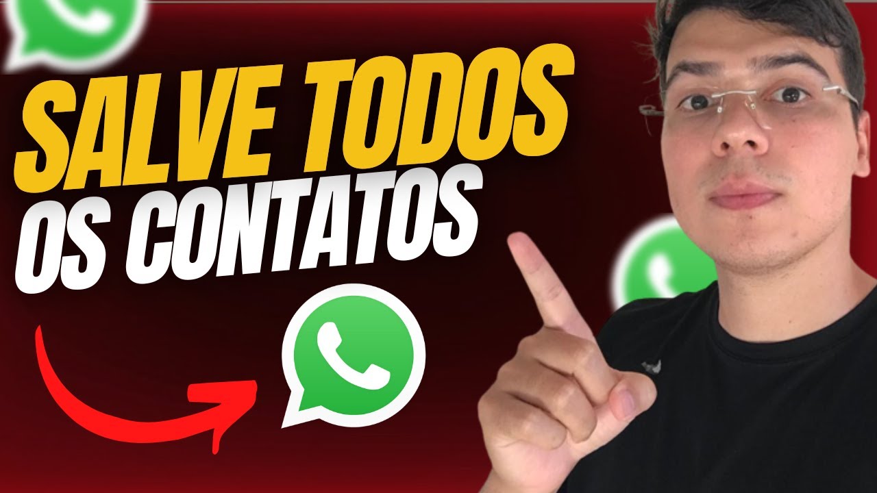 Como Salvar Todos Contatos Desconhecidos em Seu WhatsApp [EM MASSA] [GRÁTIS]