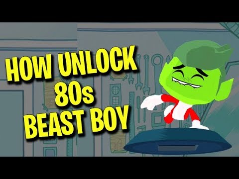 How to Unlock 80s Beast Boy - Teen Titans GO Figure - Figure Location - (Teeny Ttitans 2)