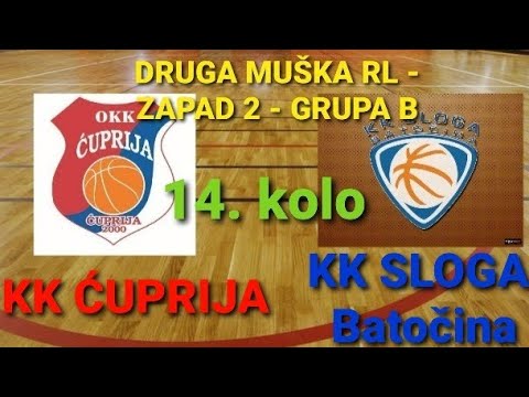 OKK ĆUPRIJA - KK SLOGA Batočina 14.kolo druge muške RL-zapad 2 gupa B.Please subscribe.