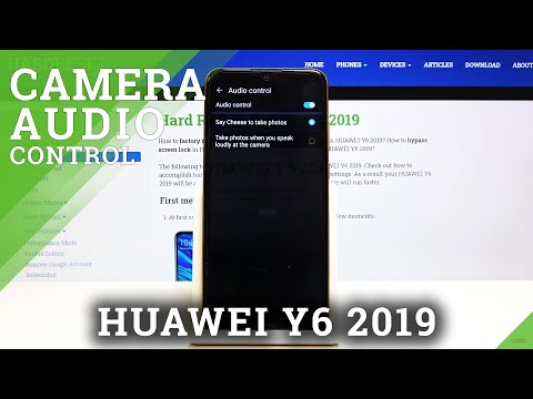 How to Use Camera Audio Control in Huawei Y6 2019 - Activate Audio Control