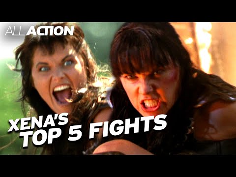 Top 5 Xena Fights | Xena: Warrior Princess | All Action