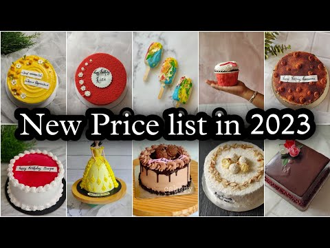 New price list 2023/cakery by firoza #cookwithfiroza #cakery #cakeideas #cakedecorating #cake