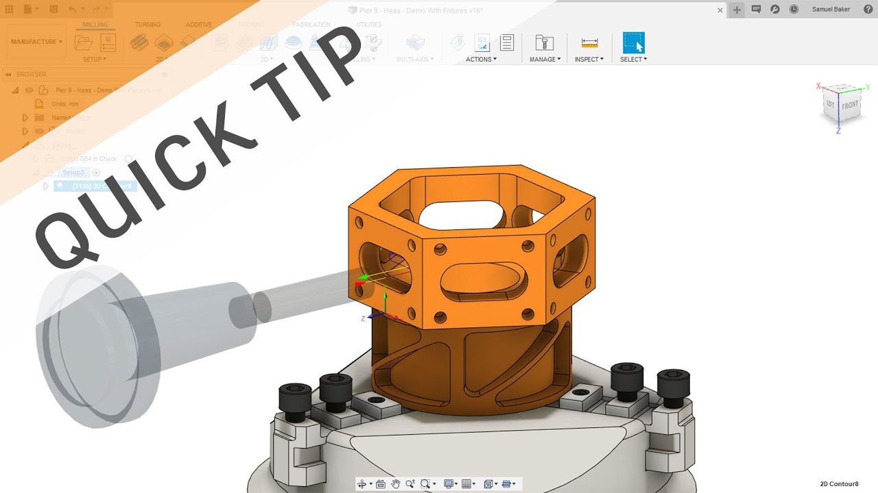 QUICK TIP: WCS vs Tool Orientation