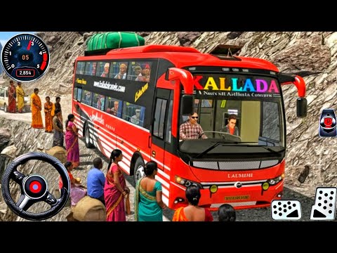 Public Transport Bus Driving 2026 - Indian Offroad Bus Simulator 3D - Bus Game Andriod Gameplay