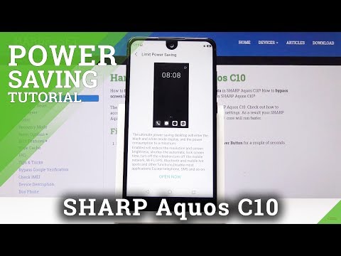 How to Save Power in SHARP C10 - Power Saving Mode